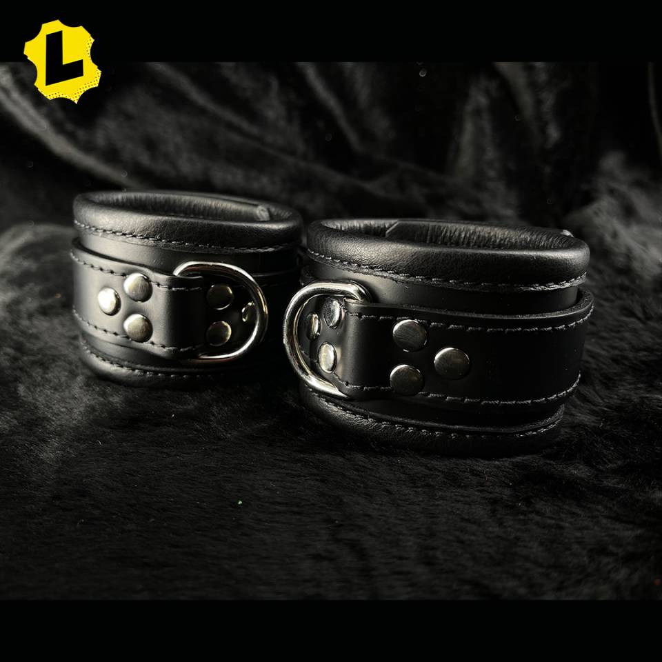 Brassware Leather Ankle Restraints